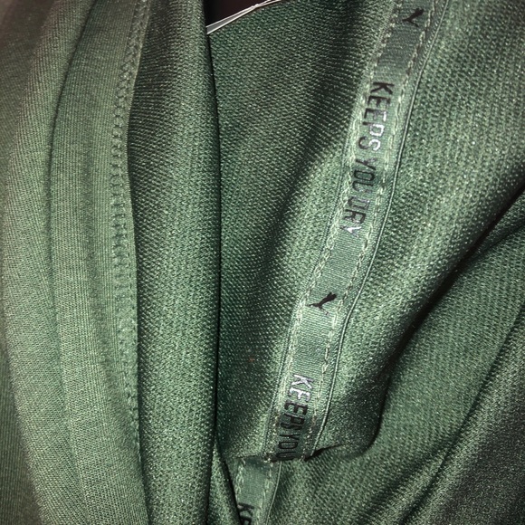 PUMA modern sports logo watermarked hoodie sweatshirt green thyme S NWT - Picture 8 of 16
